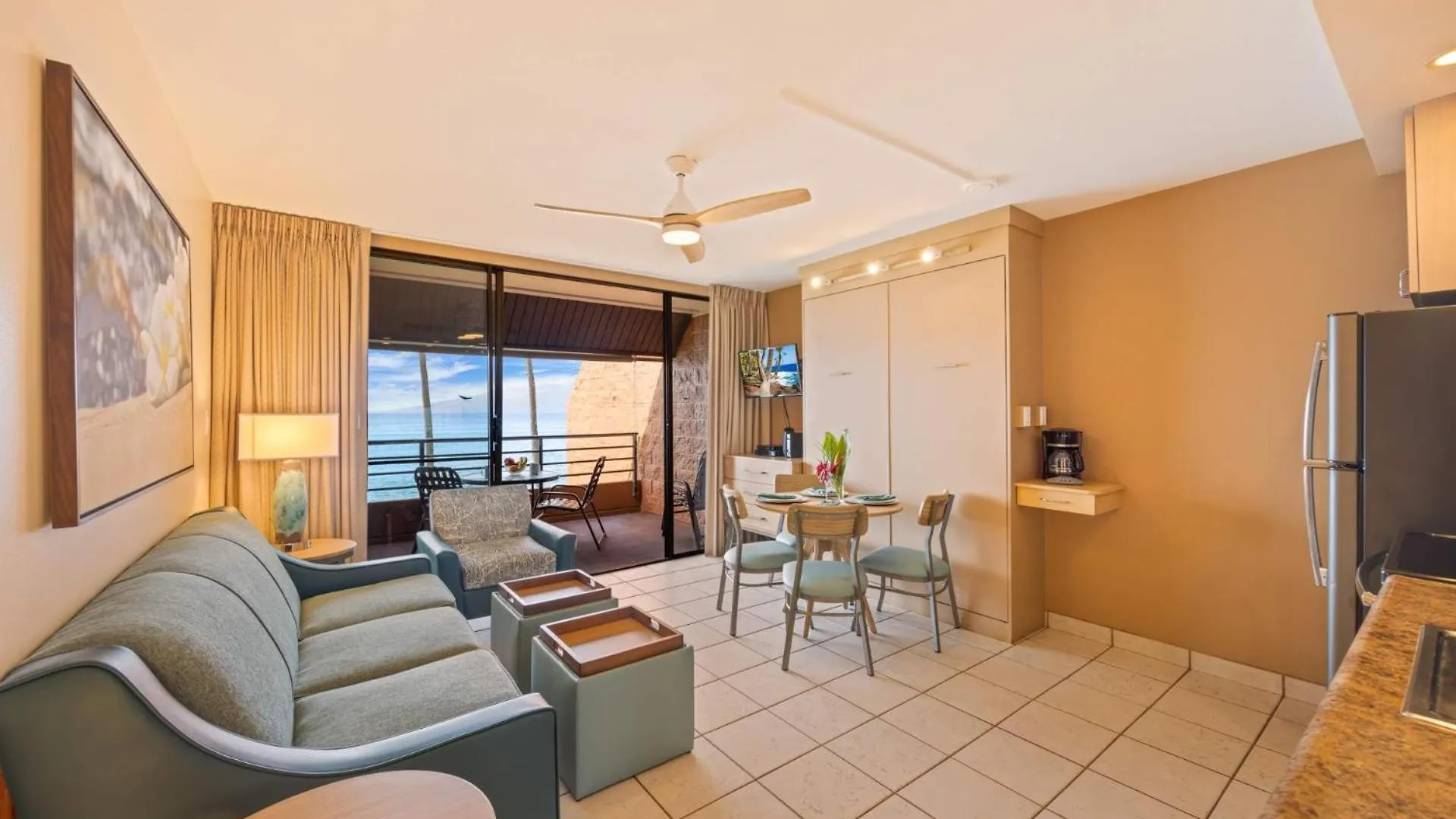 Kuleana Club #619 Oceanfront - 1 Bedroom & 1 Bathroom - Gated 3Rd Fl 卡哈纳 度假居