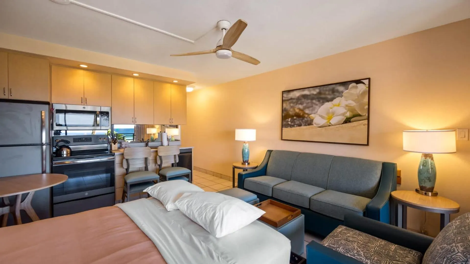 Kuleana Club #619 Oceanfront - 1 Bedroom & 1 Bathroom - Gated 3Rd Fl 卡哈纳
