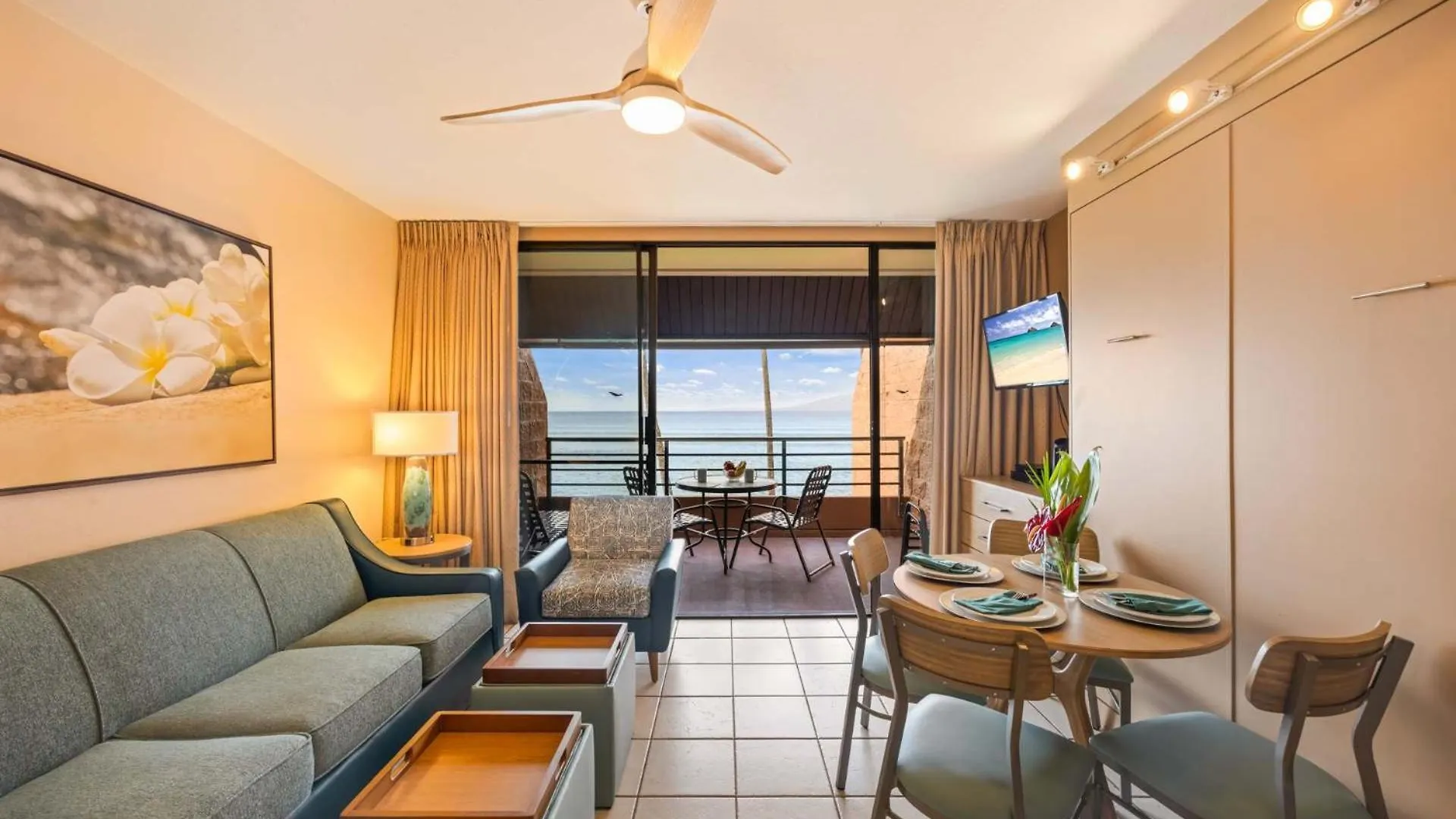 Kuleana Club #619 Oceanfront - 1 Bedroom & 1 Bathroom - Gated 3Rd Fl 卡哈纳 度假居